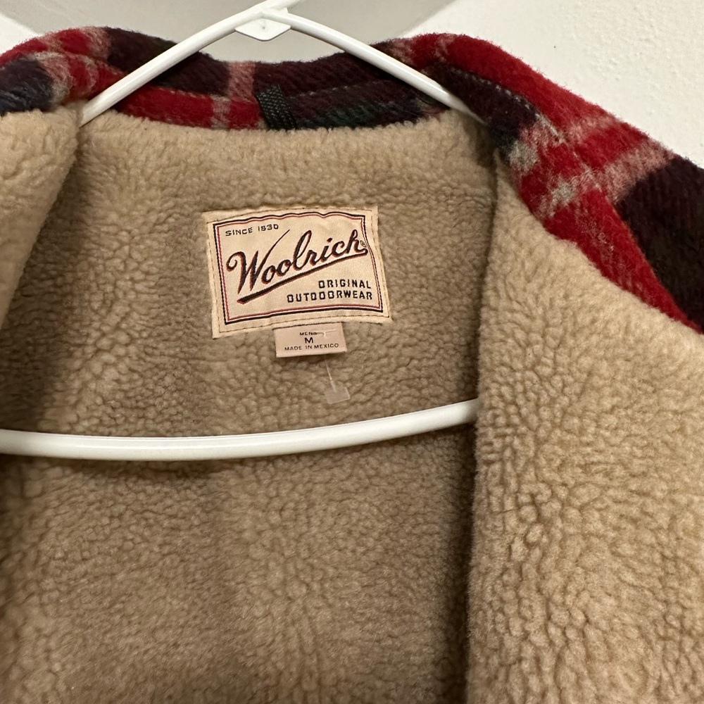Woolrich Sherpa Lined Button Up Flannel Coat - image 4